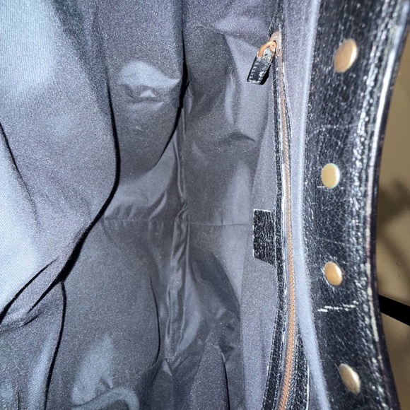 Vintage Gucci Black Bamboo Handle Women's Bag - Picture 8 of 15